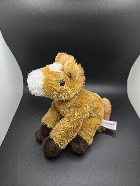 Aurora Plush Brown Horse with White Muzzle